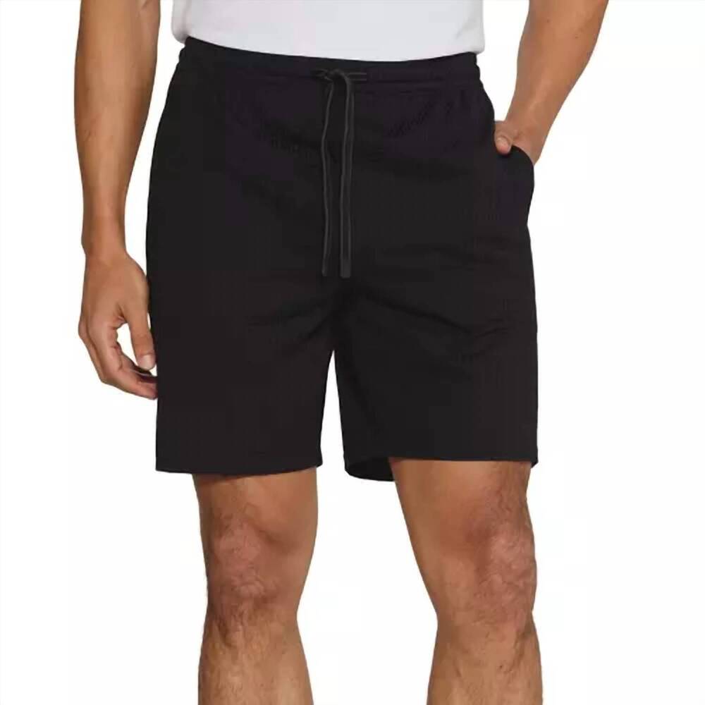 NEW 7DIAMONDS sutherland seersucker stretch swim trunk in black
